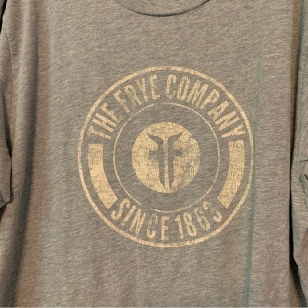 FRYE Men’s Distressed Moto T-shirt - Picture 3 of 4